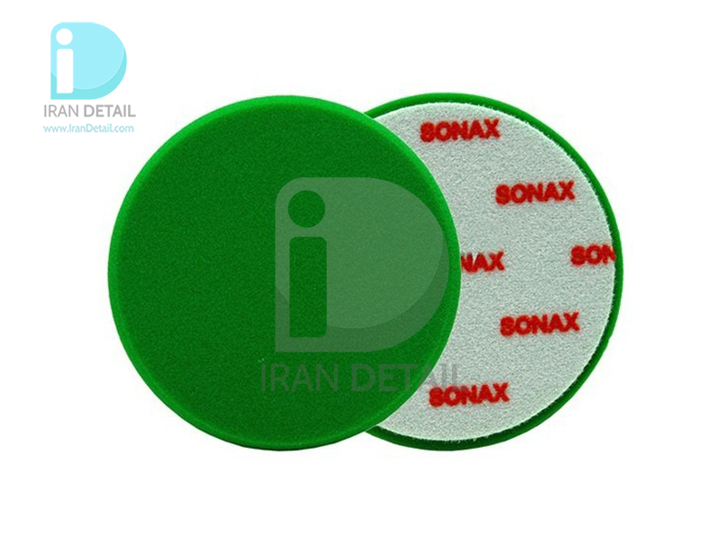  خرید اسفنج پولیش متوسط سبز 200 میلی متری سوناکس Sonax Polishing Sponge Green Medium 200mm 