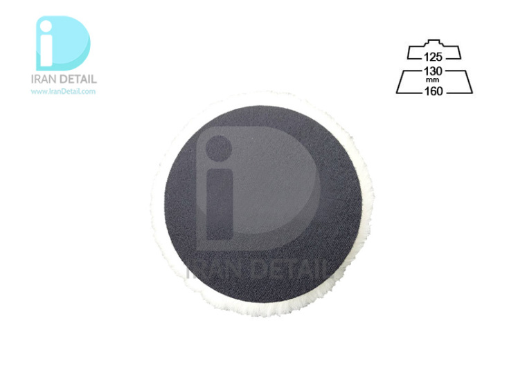وول پد پوست بره سفید اسلوپس مدل Slopes Lambskin Polishing Pad 130mm
