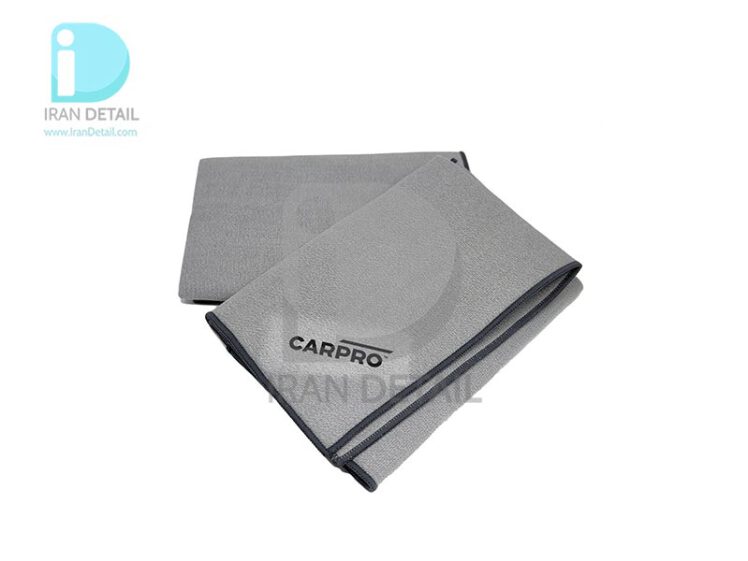 دستمال مایکروفایبر مخصوص شیشه مدل Carpro MF Glass Towel 40x40 cm