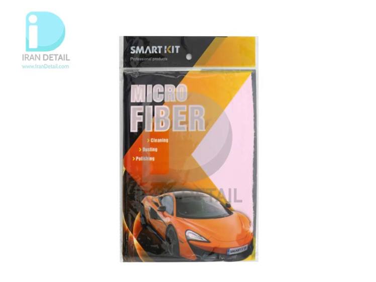 دستمال مایکروفایبر مخصوص آبگیری شیشه و بدنه خودرو اسمارت کیت Smart Kit Microfiber