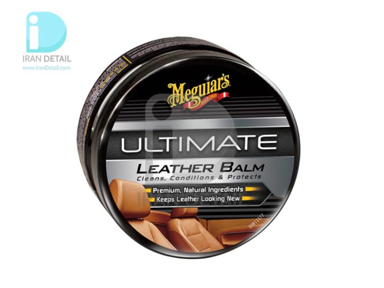 تمیزکننده، نرم کننده و محافظ چرم خمیری مگوایرز مدل Meguiars Ultimate Leather Balm G18905