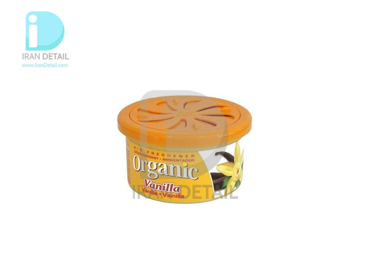 خوشبوكننده كنسروي ال اند دي با رايحه وانيل مدل L&D Organic Vanilla Air Freshener