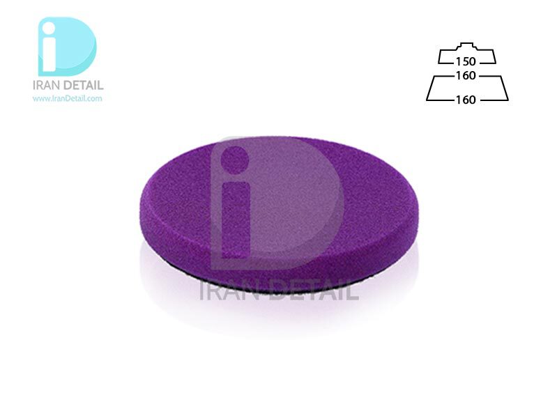  پد پولیش نرم روتاری بنفش 150 میلی متر پلی تاپ مدل Polytop Anti-hologram Pad Purple 150 mm 