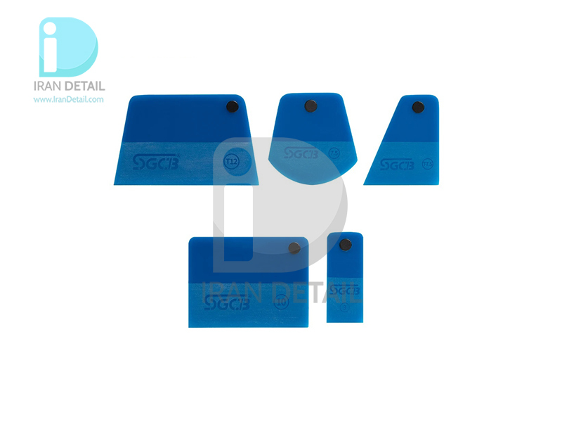 ست ابزارآلات اجرای کاور و پی پی اف اس جی سی بی مدل SGCB PPF Squeegee Kit