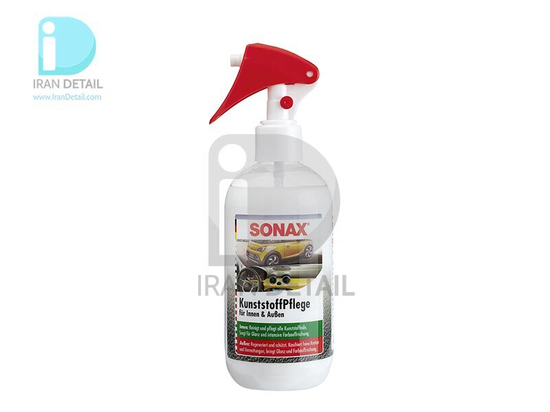  اسپری تمیز کننده و محافظ پلاستیک 300 میلی لیتر سوناکس مدل Sonax Plastic Care Interior & Exterior 