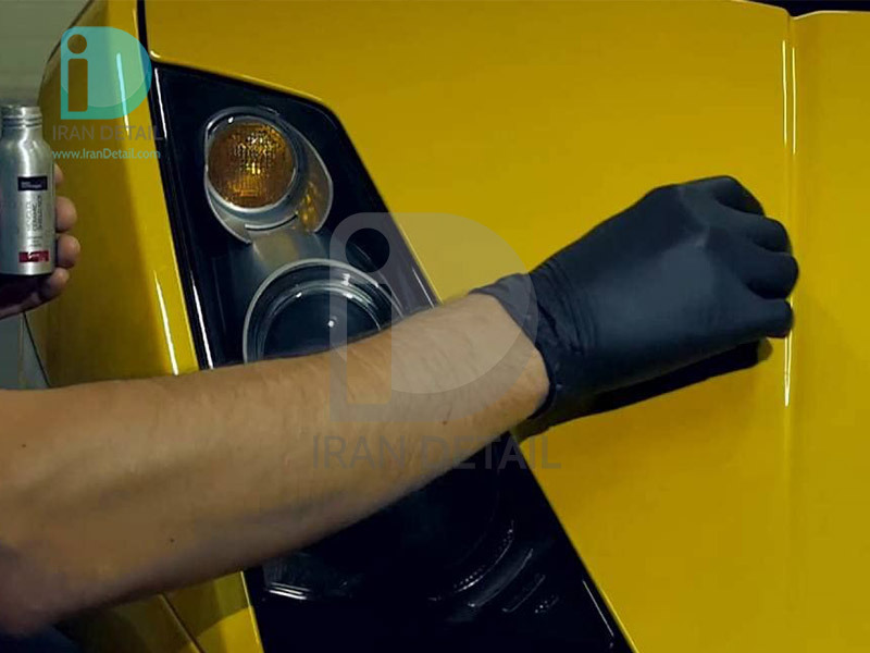  روش استفاده پوشش نانو سرامیک بدنه خودرو 40 میلی لیتری هندلکس 