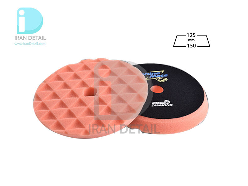  پد پولیش چند منظوره دوکاره نارنجی شاین میت مدل ShineMate Multi Purpose Foam Pad T40 125mm 