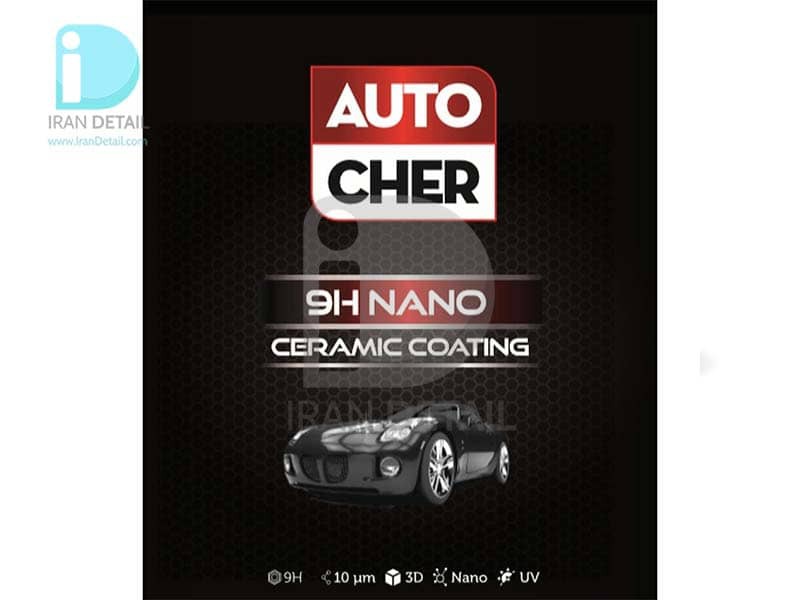  پوشش نانو سرامیک اتوچر مدل AutoCher 9H Nano Ceramic Coating And Aplication Set 30 ml 