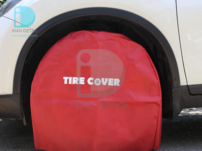  خرید کیت چهار عددی کاور تایر قرمز مدل Cover Tire Kit Red 