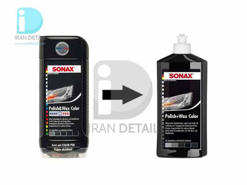  پولیش و واکس مشکی سوناکس مدل SONAX Polish & Wax Color Black 