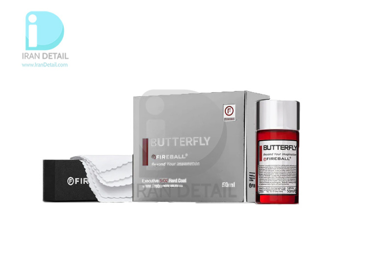 کیت پوشش سرامیک بدنه خودرو 7 ساله باترفلای فایربال مدل Fireball Butterfly 50ml