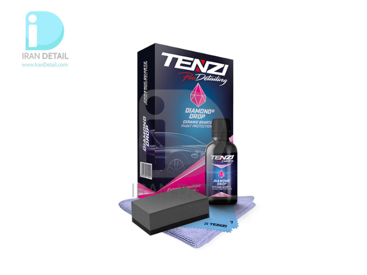 سرامیک بدنه 50 میلی لیتری تنزی مدل Tenzi Diamond Drop Ceramic Treatment 50ml